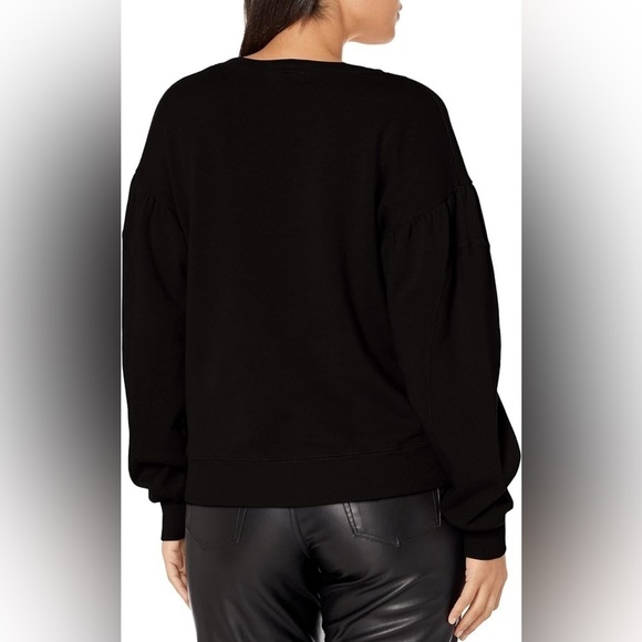 The Monrow Shirred Sleeve Sweatshirt 312 - Picture 2 of 11